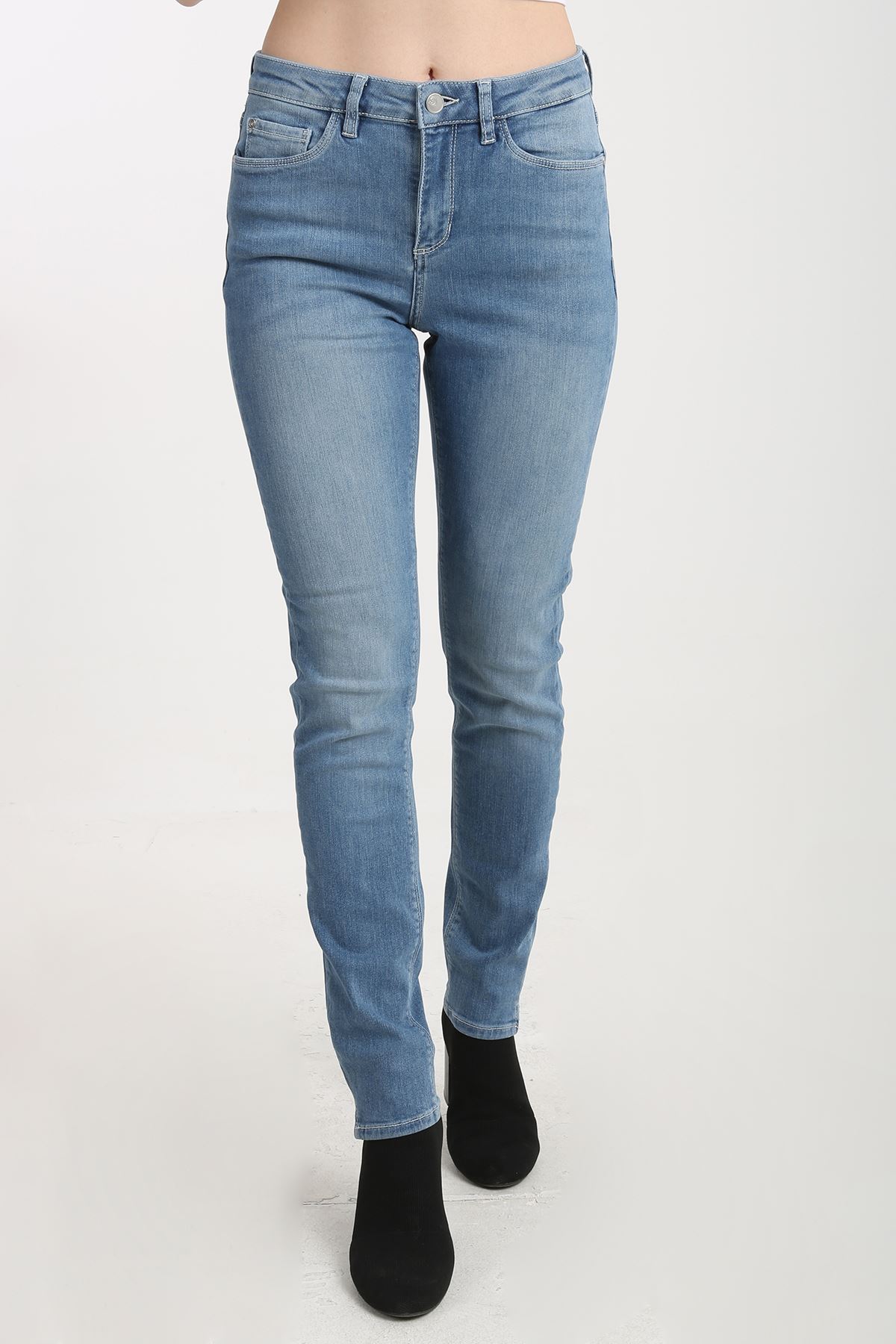 Sustainable Denim Mavi Skinny Jean Kadın Pantolon
