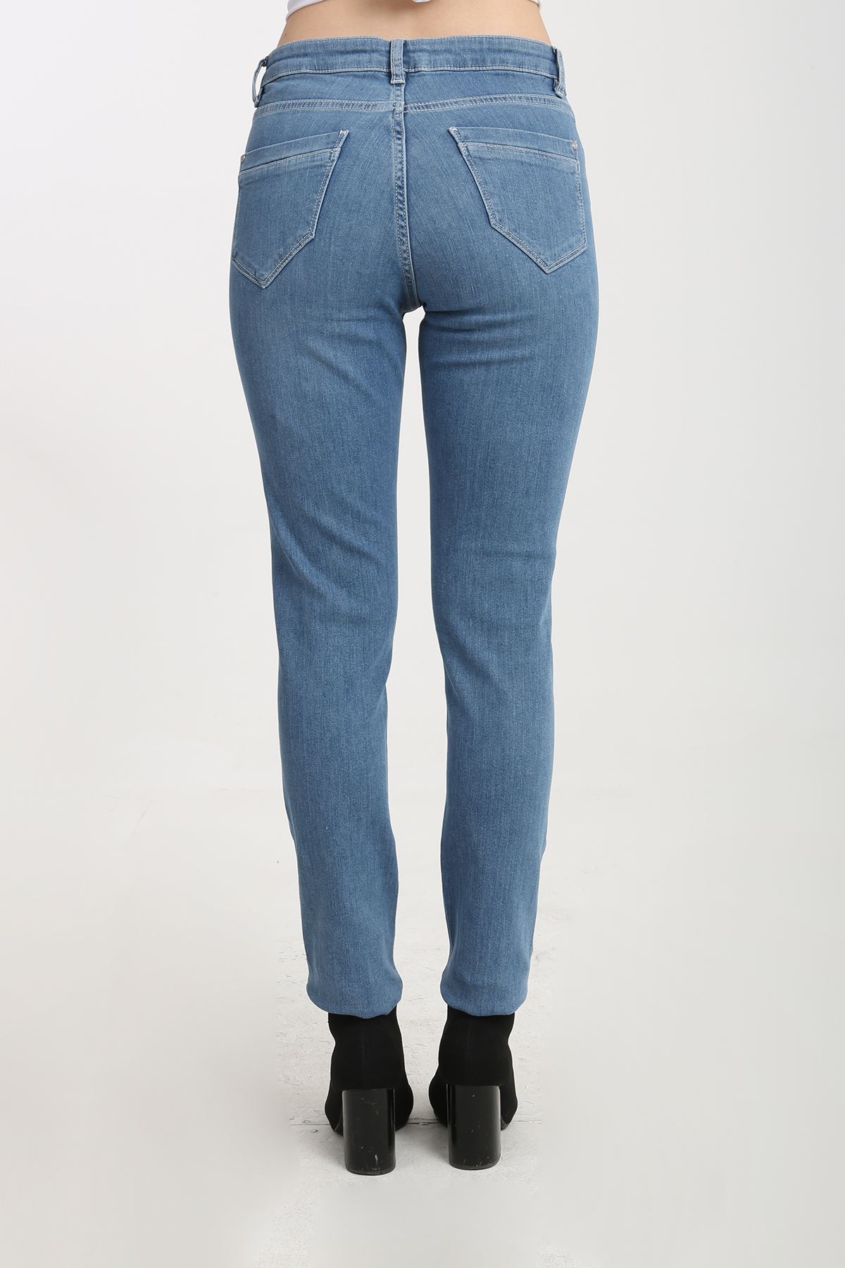 Sustainable Denim Mavi Skinny Jean Kadın Pantolon