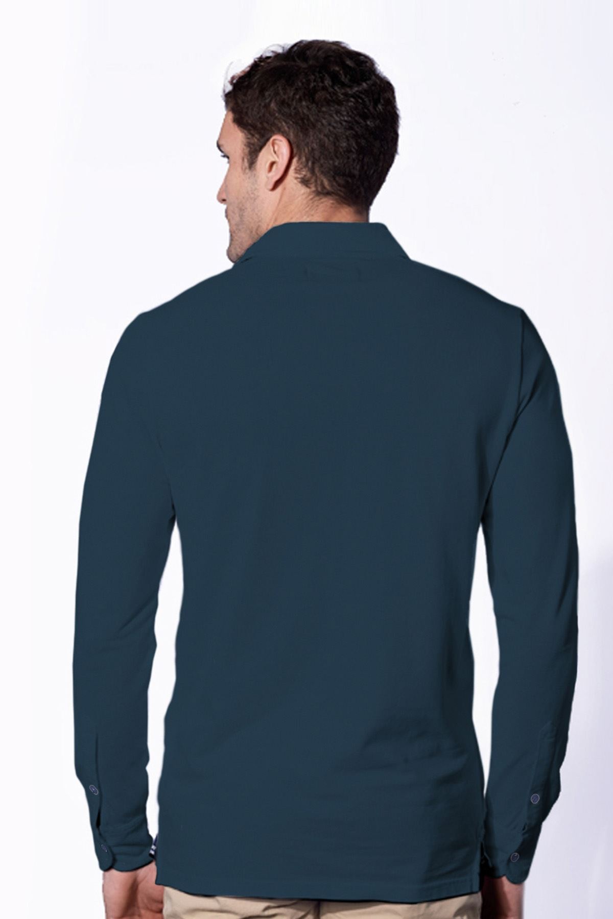 MC2 Saint Barth Lacivert Gömlek Modeli Erkek Sweatshirt